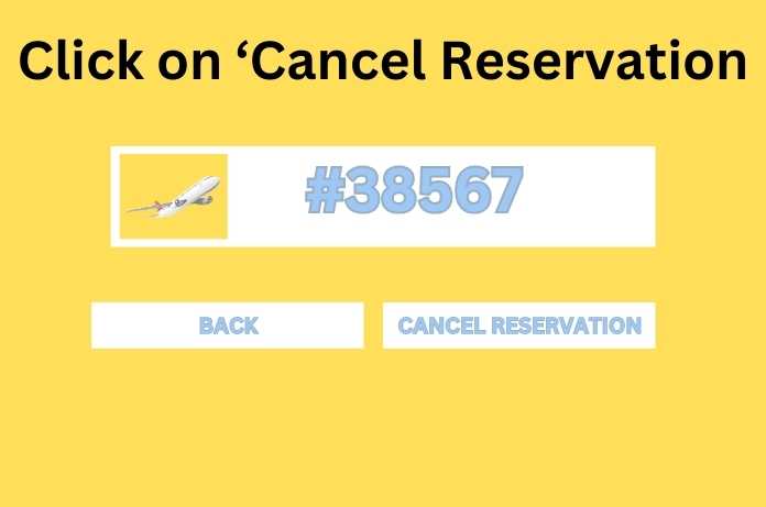 cancel reservation